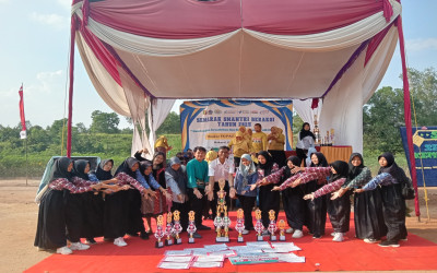 Raih Juara Umum Semarak SMANTRI Beraksi 2025 - SMPN 5 TBB